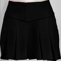 Comprar Falda Plisada Color Negro - Marca Julissa
