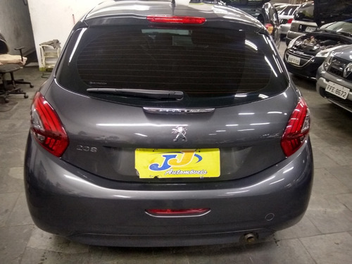 Imagem 11 de 12 de Peugeot 208 Active 1.2 12v Flex Mec Completo Dvd 2019 Cinza