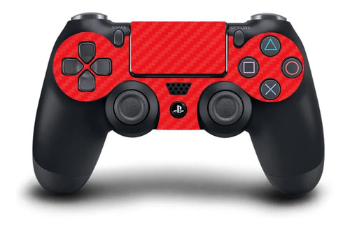 Skin Para Controles Ps1, Ps2, Ps3 Y Ps4 Fibra De Carbono