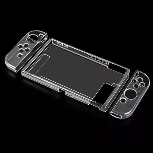 Imagen 1 de 4 de Carcasa De Silicona Transparente Para Nintendo Switch