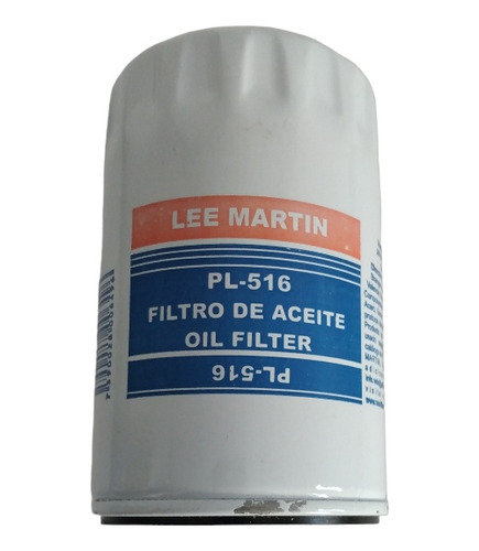 Filtro De Aceite Del Motor Marca Lee Martin, Modelo Pl516.