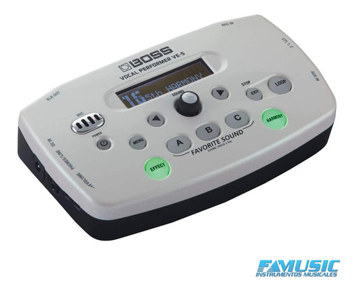 Procesador De Efectos Vocales Boss Ve5
