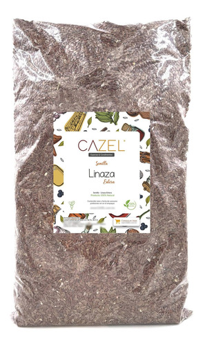 Imagen 1 de 2 de Semilla De Linaza Entera Calidad Premium 1kg