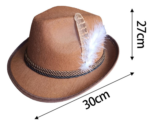Sombrero Fedora Para Hombres Sombrero De Disfraz Moda Casual