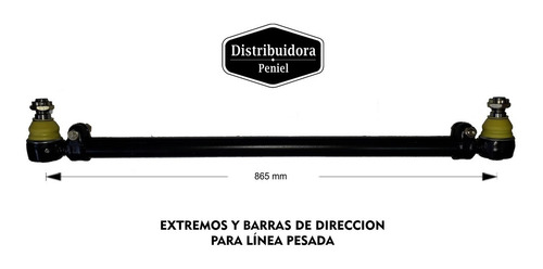 Imagen 2 de 6 de Barra Corta De Direccion Tector Attack / Eurocargo / Cursor