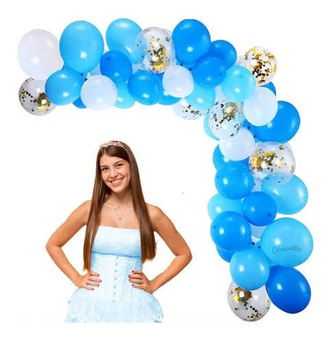 Kit Completos Globos De Arco Orgánico +tira De Arco Pegatina