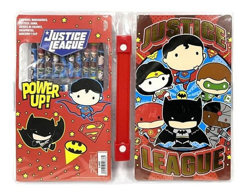 Set De Arte Justice League 40 Piezas Licencia Original Lj402