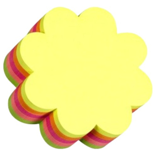 Imagen 1 de 2 de Notas Adhesivas Fluo Values Post It Formas X250 Hojas