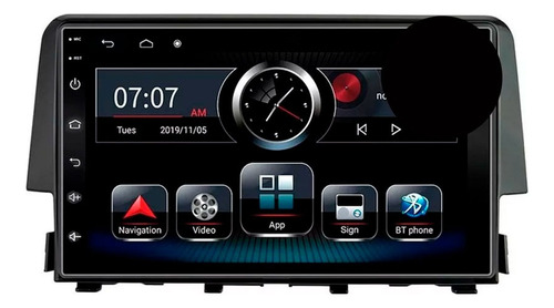 Estereo De Pantalla Tipo Original Hf 9 Honda Civic 16 - 20