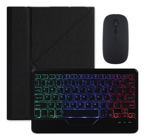 Funda Degradado+teclado Rgb+mouse Para iPad Pro 11 3th 2th