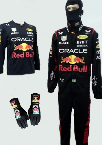 Macacão Red Bull 2023. Kit Completo.