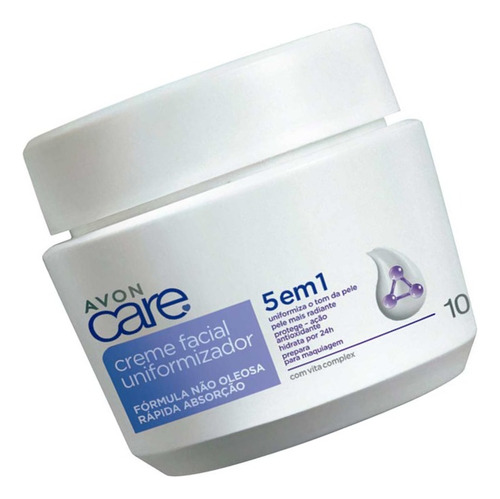 Creme Facial Uniformizador Avon 5 Em 1 Care 100g Todo Tipo De Pele
