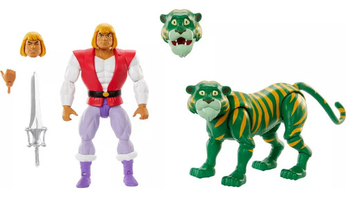 Masters Of The Universe: Origins Prince Adam & Cringer Nuevo (Usado)