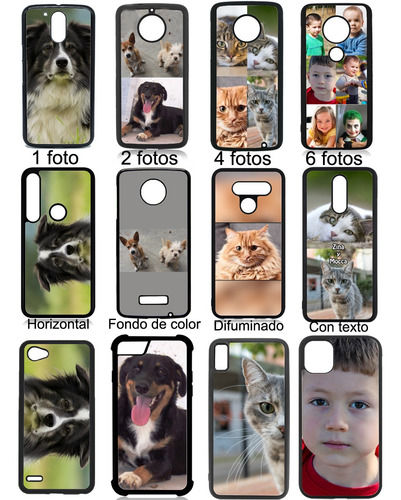 Funda Personalizada Foto Compatible Con Sony Case Carcasa Negro Z4