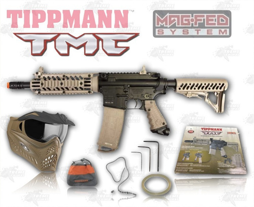 Tippman Tmc Gotcha Careta V Force Grill Scorpion Xtr P