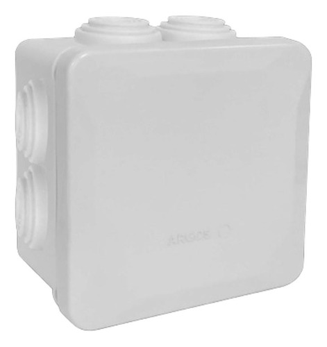 Pack De 5 Caja Estanca 8cmx8cm Color Hueso Ip55