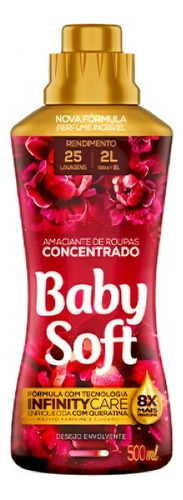Amaciante Baby Soft Conc Tq Envolvente -  Vermelho 500ml