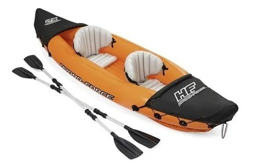 Kayak Inflable 2p 2 Remos Aluminio