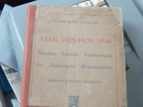 Ayer 1925 Hoy 1946 Partidos Tradicionales Y Democracia