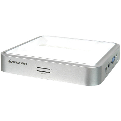 Iogear 4 Puertos Vga Minivista Micro Usb Kvm Switch Con Audi