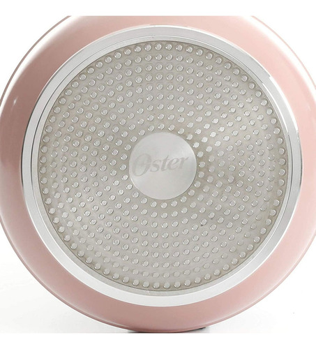 Bateria De Cocina Oster 124925 Color Rosa Con 12 Piezas