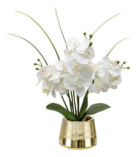 Arreglos Florales De Orqudea Artificial Blanca Phalaenopsis