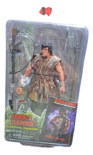 Figura Coleccionable John J. Rambo Survival Version