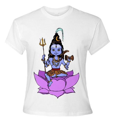 Baby Look Slim Shiva Desenho