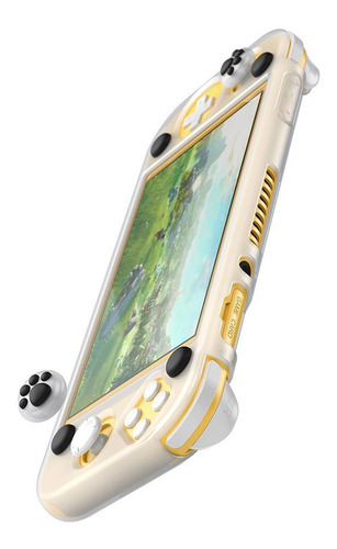 Imagen 5 de 7 de Funda Nintendo Switch Lite Baseus Proteccion Caidas Flexible