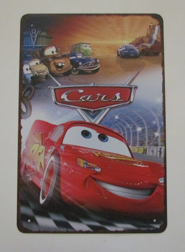 Poster Cartel Placa Cars Decoracion Habitacion Niño Niña 