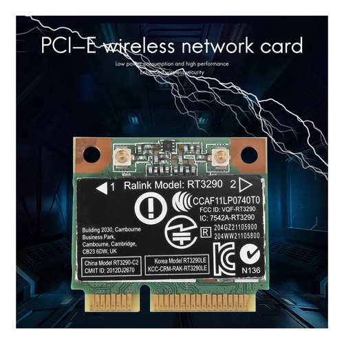 2 Tarjetas De Red Inalámbricas Wi-fi Rt3290 150 Mbps Compati