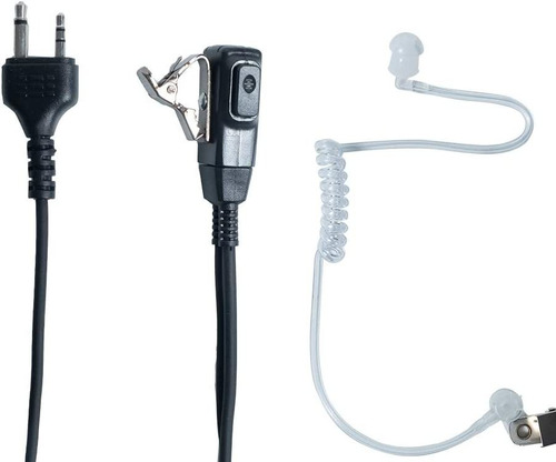 Klykon Midland Earpiece With Mic,covert Acoustic Tube Walkie