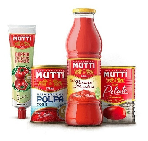 Pure De Tomate Mutti Polpa Rustica 690 Gr.