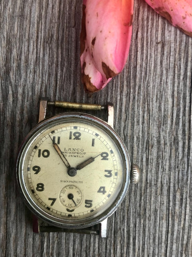 Reloj Lanco 15 Jewels, Estilo Militar, Cal. 1922, Swiss Made