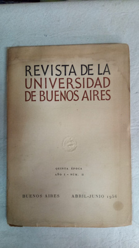 Revista De La Universidad De Buenos Aires - Año I Num 2
