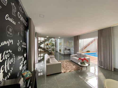 Casa À Venda, 394 M² Por R$ 2.200.000,00 - Condomínio Residencial Grand Trianon - Anápolis/go - Ca0658
