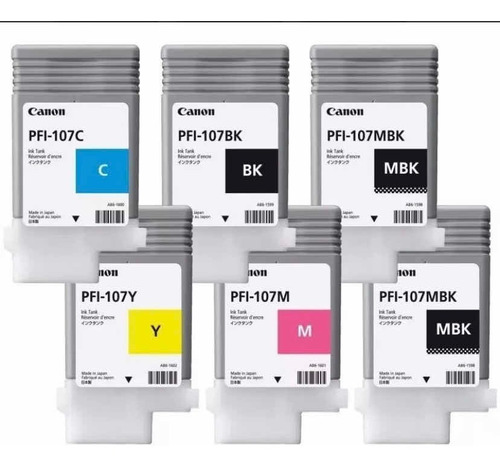 Kit Cartucho Canon Pfi-107 Recondicionado (Recondicionado)