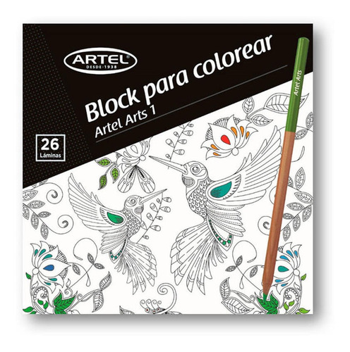 Block Para Colorear 26 Hojas Artel