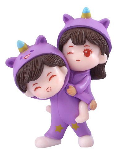 . 4 Figuras Románticas De Casa De Muñecas En Estilo B