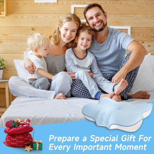 Almohada Cervical Jiaao Espuma Viscoelástica Ajustable