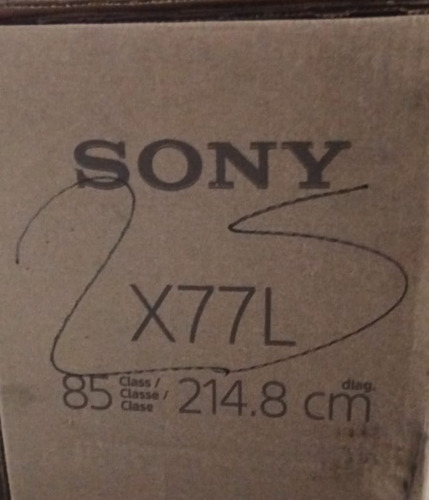 Televisor 85 Pulgadas Sony X77l Kd85x77l Tv 85 4kuhd Nuevo
