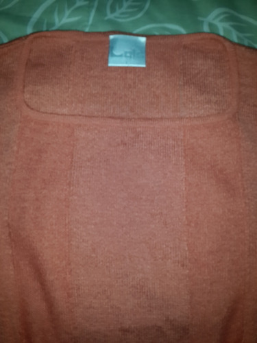 Sweaters Remeras Hilo Tejida Lots Naranja Manga Corta