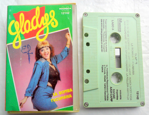 Gladys La Bomba Tucumana 1990 * Cumbia 1990 Casete Vg+