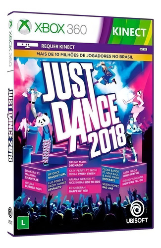 Just Dance 2018 Xbox 360 Original Mídia Física Usado (Usado)