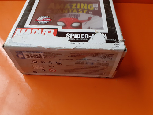 Spiderman Comic Cover Funko Pop Original Detalles Dom Play (Usado)