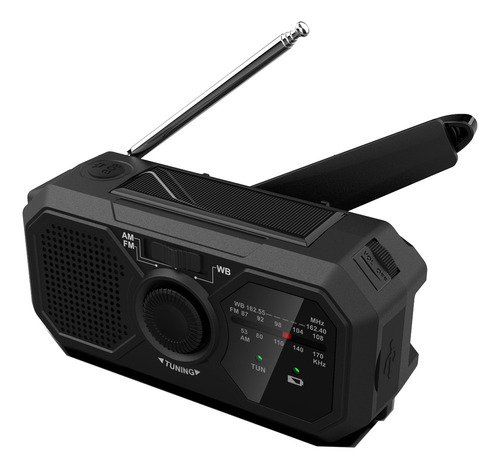 L Gerador De Energia Solar De Emergência Com Rádio De