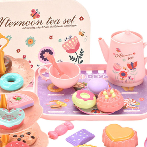 Wuchuang A Juego De Té Para Niñas Pequeñas Diy Princesa