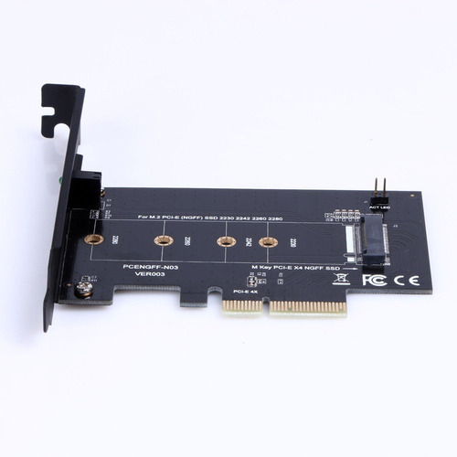 M Clave M.2 Ng Ssd Tarjeta De Pci-e Xadapter Convertidor 4 R