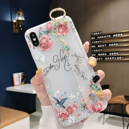 Estuche Moda Flor Correa Protectora Tpu Suave Modelo