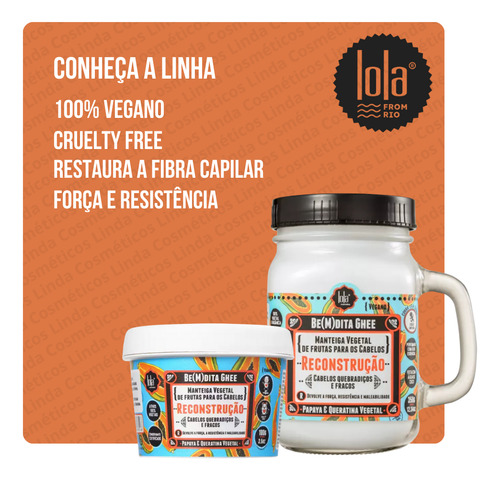 Lola Bemdita Reconstrução Shampoo + Masc 100ml +óleo Cenoura